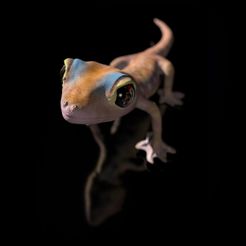 Pachydactylus-Rangei_BodenDarkTOP2.jpg Archivo 3D Namib Gecko (Pachydactylus rangaii) - Full-Size original STL-3D print file- High-Polygon・Diseño imprimible en 3D para descargar