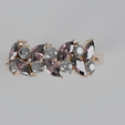 3.png Marquise & Round Diamond Cluster Ring | 3D Printable