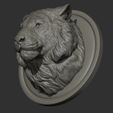 21.jpg Archivo OBJ Colgante de cabeza de tigre・Diseño de impresora 3D para descargar, guninnik81