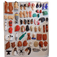 ALL_Magnets.png Fish (Set 1) Refrigerator / Whiteboard Magnets