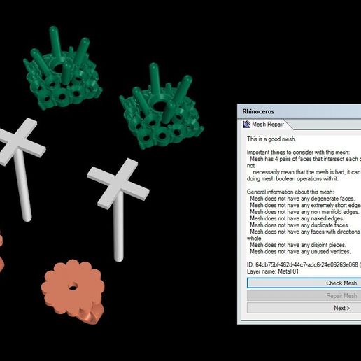 ER4-4.jpg Timothée Diamant Oreille 3D BijouxModèle Imprimable 3D ER4