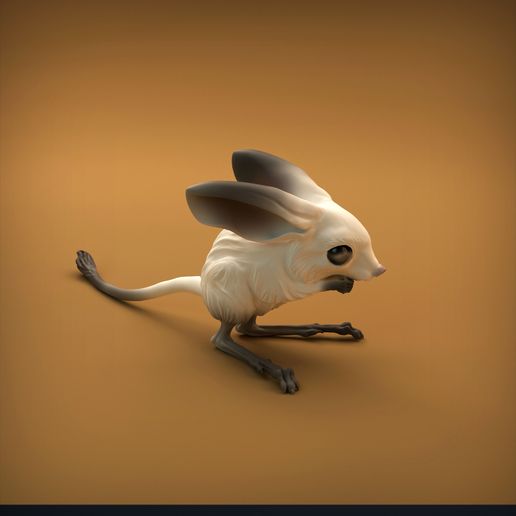 Long-Eared Jerboa 3D model