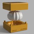 6.JPG STL file CANDLE OR SOAP MOLD SHAPED LIKE A PUMPKIN・3D printing design to download