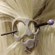 4.jpg Disney Dr. Facillier Shadow Man Skull Hair Clip