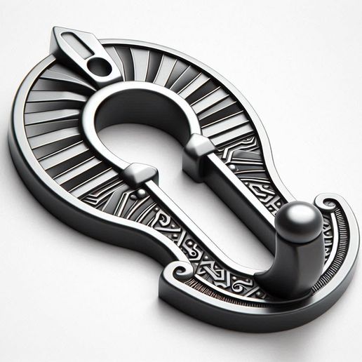 Egyptian Ankh Wall Mounted Decorative Hook Ancient Style