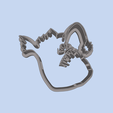 model-1.png Anglerfish (2) COOKIE CUTTERS, MOLD FOR CHILDREN, BIRTHDAY PARTY