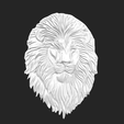 Screenshot-2023-10-27-at-4.32.09 PM.png Lion Head, Wall art, High Detailed 3D STL model