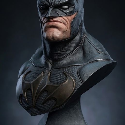 Batman Dark Knight Stylized Bust - High Detail STL Model