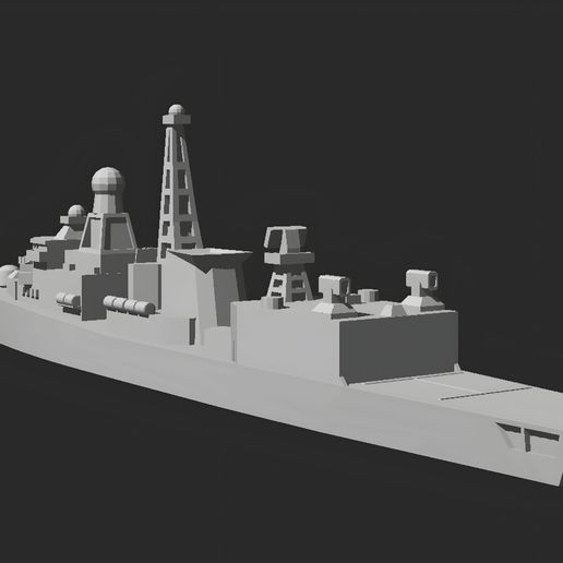 🇫🇷 F122 Bremen-class frigates german・ STL File for 3D printing・Cults