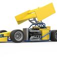 2.jpg Diecast Supermodified front engine Winged race car V2 Scale 1:25
