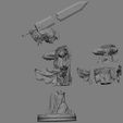 0.jpg BERSERK GUTS ON EDGE FANTASY ANIME SWORD CHARACTER 3D PRINT MODEL