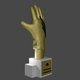 Guante-45.png STL file Qatar 2022 World Cup Golden Glove・3D printing idea to download