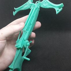 1.jpg STL file Rune crossbow and quiver・3D printer model to download
