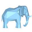 model-3.png Elephant low poly