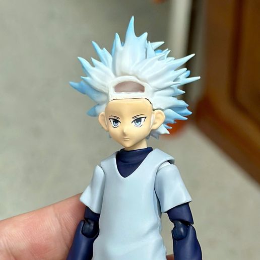Killua Godspeed head & faceplate (FIGMA)