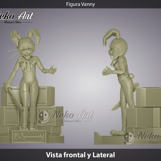 vista 1.png Figure Vanny FNAF Security Breach 3D print model
