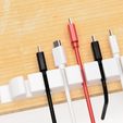 53ced2ae6544bd4fa08cf156cc83cea4_display_large.jpg Free STL file Cable holder-2・3D print design to download