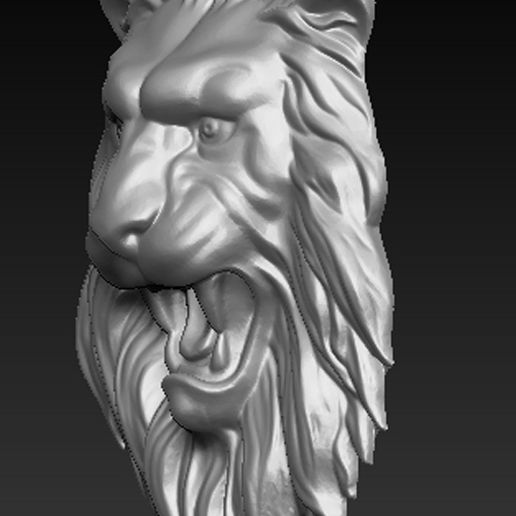 Lion_Relief_02.jpg Télécharger fichier OBJ gratuit Modèle 3D du Lion Relief • Objet pour imprimante 3D, DavidG7