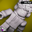 Roblox-2-04.png Roblox Boy STL - Chibi Gamer Fanart 3D Print File