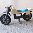 Playmobil_motor_bike.jpg Playmobil motor bike fork and wheel