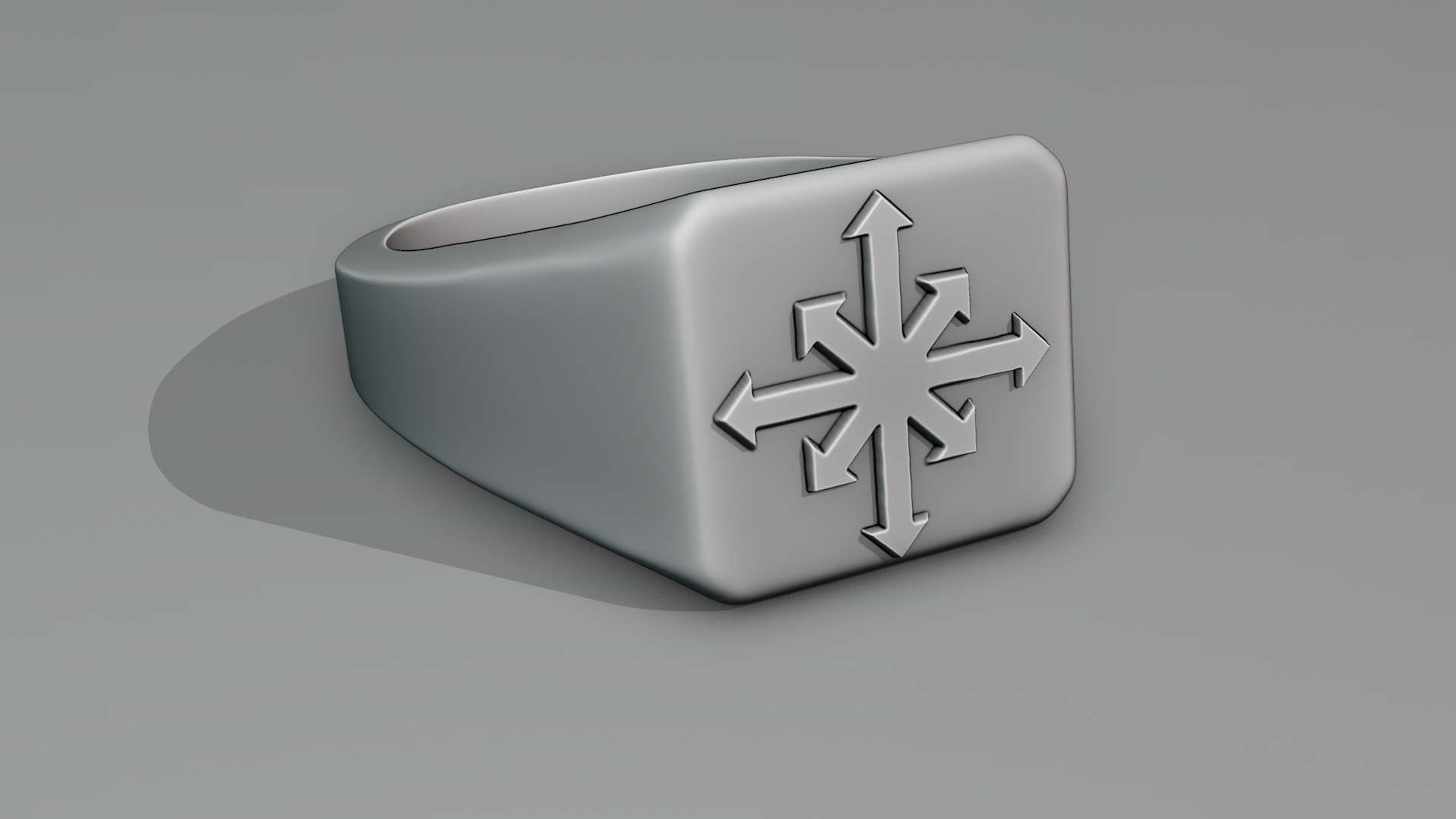 3D file Warhammer 40K Heretic Astartes Chaos Space Marines Ring・3D ...