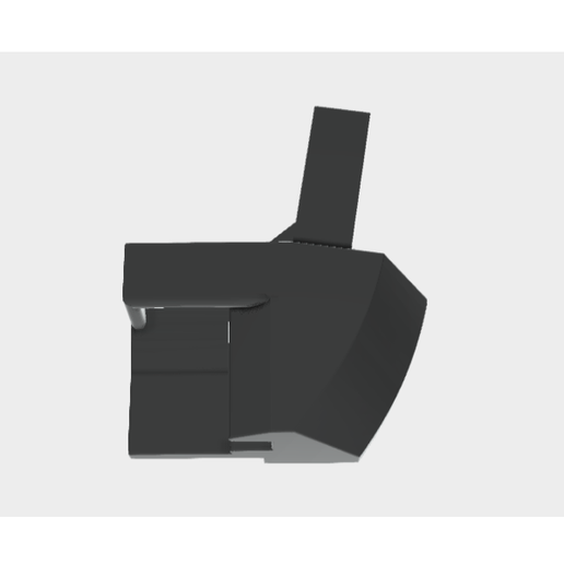 Lock canvas cover Fiat Toro 3D model