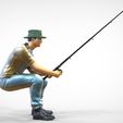 Fisher.2.jpg N1 Sitting Fisher with fishing rod 3D print model