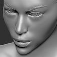 16.jpg Beautiful brunette woman bust ready for full color 3D printing TYPE 9