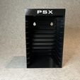 IMG_2344.jpg Wall stand holder for 10 PSX games (PlayStation One, Classic)