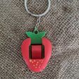 PXL_20211127_133220271.jpg Strawberry guitar pick holder keychain - CHRISTMASXCULTS