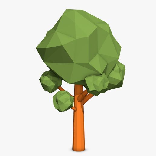 cartoon-tree02.jpg Cartoon Low Poly Tree No.5