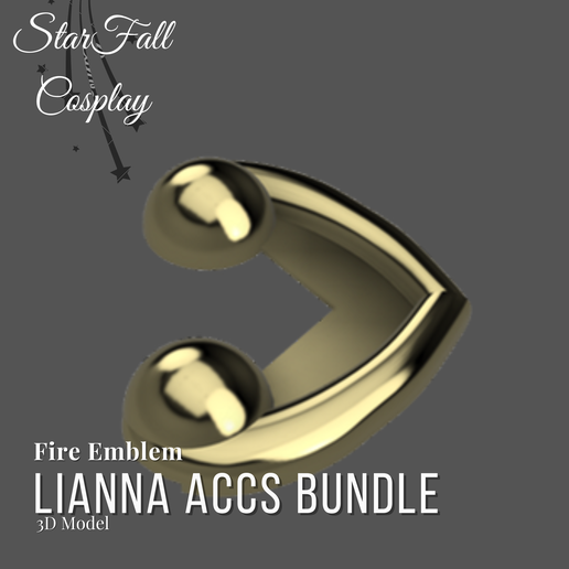 STL file Lianna Accessories Bundle 👾 ・Design to download and 3D print・Cults