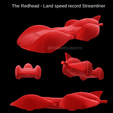 Proyecto-nuevo-2023-01-27T145702.691.png Файл STL Рыжая голова - рекорд скорости наземного транспорта Streamliner・Модель 3D-принтера для загрузки