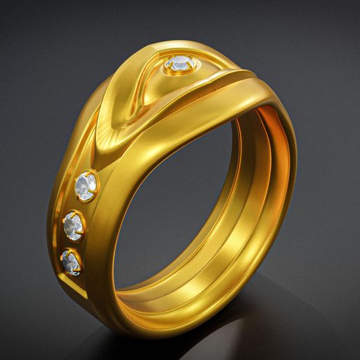 All Seeing Eye Ring 3D model