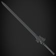 KiritoSwordClassic2Wire.jpg Sword Art Online Kirito Elucidator Sword for Cosplay