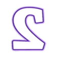 n2.obj CUTTER NUMBERS - COOKIE CUTTER NUMBERS