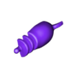 Blaster_top.stl Purple Tentacle (non glue color print)