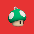 1UP-Keychain.png Mushroom 1UP keyring