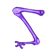 Leg_MacowR.stl Fichier STL gratuit Squelette d'airains d'oiseaux・Modèle à télécharger et à imprimer en 3D