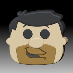Fred-Flintstone.jpg Fichier STL SHAMPOING SOLIDE ET MOULE POUR POMPE À SAVON FRED FLINTSTONE・Plan pour imprimante 3D à télécharger