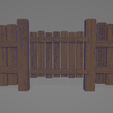 1.png Wooden Fence with gate