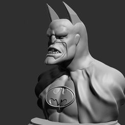 ff7aac7d701d9998496ddfdac3f8eaaa_display_large.jpeg Free STL file Batman real face of capitalism bust (batmetal)・3D printer model to download