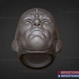 Vision_Head_3d_print_file_12.jpg Marvel Comic Vision Head Sculpt for Action Figures 3D print model