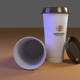 2.png Paper Coffee Cups 3D model