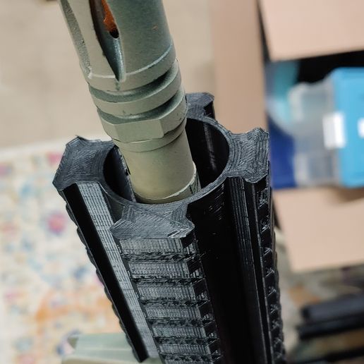 Работа Ergo M4 Handguard Extension Rail с возможностью распечатки в 3d