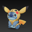 Stitch-Pikachu-01.png Stitch - Collectable figure 19 Pikachu