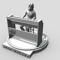 5.png STL-Datei Rick Wright Pink Floyd - 3D-Druck herunterladen • Objekt für 3D-Drucker, ronnie_yonk