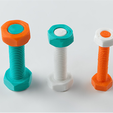 download-15.png Free STL file Bolt Collection・3D printing idea to download