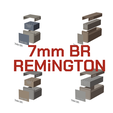 B_96_7mmbrrem_combined.png BBOX Ammo box 7mm BR Rem ammunition storage 10/20/25/50 rounds ammo crate 7mm Benchrest Remington