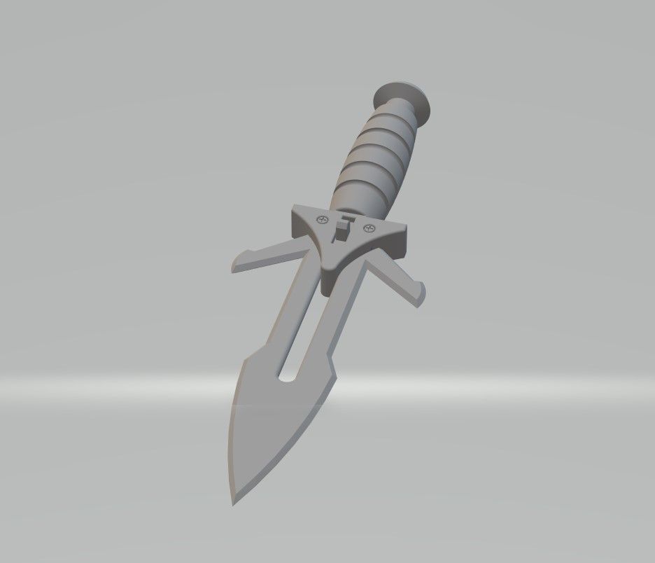 Download STL file Star Trek Klingon Knife • 3D print object ・ Cults